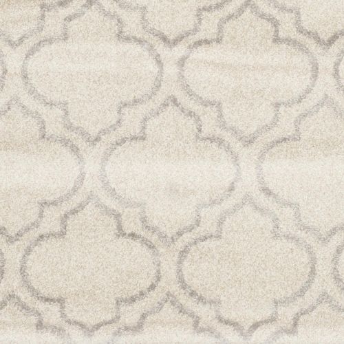  Safavieh Amherst Collection Grey and Light Grey Indoor Outdoor Area Rug (6 x 9)