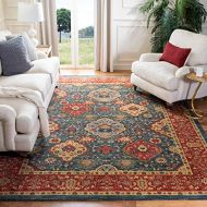 Safavieh Mahal Collection MAH655C Traditional Oriental Navy and Red Area Rug (9 x 12)