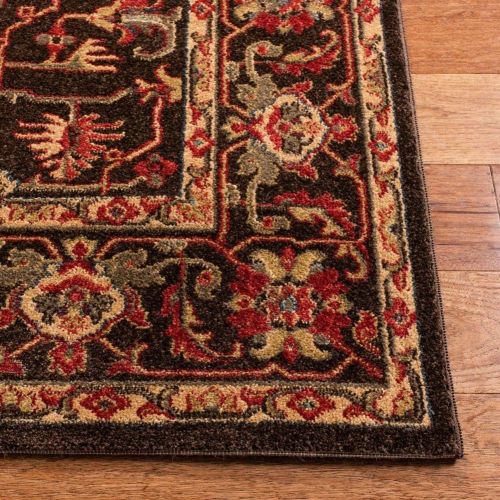  Safavieh Mahal Collection MAH693F Traditional Oriental Area Rug, 9 x 12, RedNavy