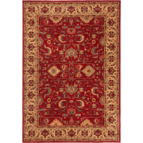  Safavieh Mahal Collection MAH693F Traditional Oriental Area Rug, 9 x 12, RedNavy