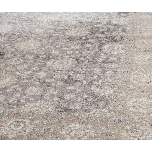  Safavieh Sofia Collection SOF330B Vintage Light Grey and Beige Distressed Area Rug (9 x 12)