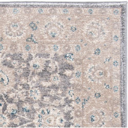  Safavieh Sofia Collection SOF330B Vintage Light Grey and Beige Distressed Area Rug (9 x 12)