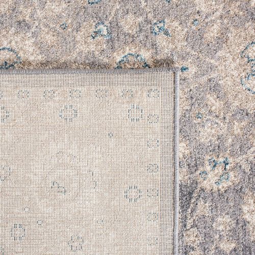  Safavieh Sofia Collection SOF330B Vintage Light Grey and Beige Distressed Area Rug (9 x 12)