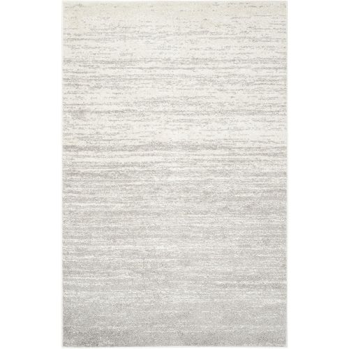  Safavieh Adirondack Collection ADR113A Silver and Black Modern Abstract Area Rug (51 x 76)