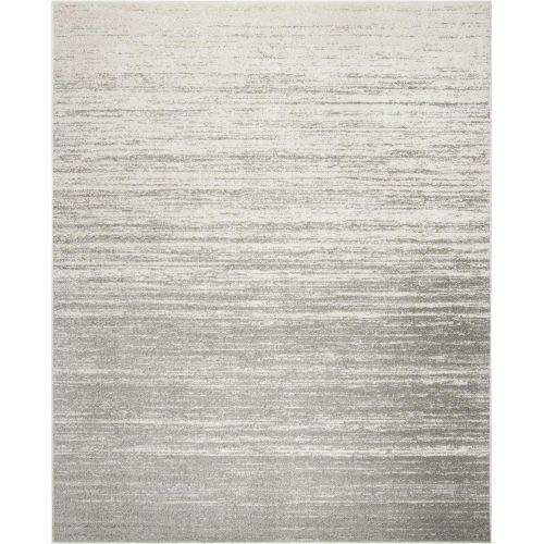  Safavieh Adirondack Collection ADR113A Silver and Black Modern Abstract Area Rug (51 x 76)