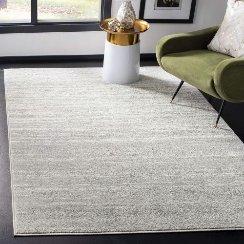  Safavieh Adirondack Collection ADR113A Silver and Black Modern Abstract Area Rug (51 x 76)