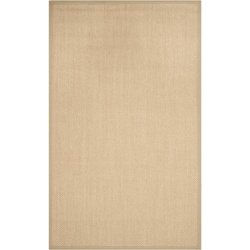  Safavieh Natural Fiber Collection NF141B Tiger Paw Weave Maize and Linen Sisal Area Rug (9 x 12)