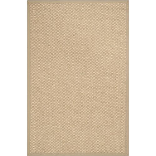  Safavieh Natural Fiber Collection NF141B Tiger Paw Weave Maize and Linen Sisal Area Rug (9 x 12)