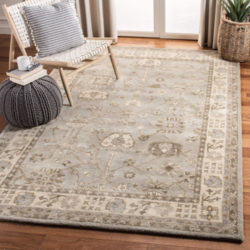  Safavieh ROY633A-6 Area Rug, 6 x 9, Silver