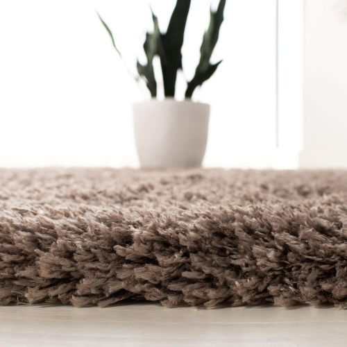  Safavieh Polar Shag Collection PSG800A Light Beige Area Rug, 51 x 76