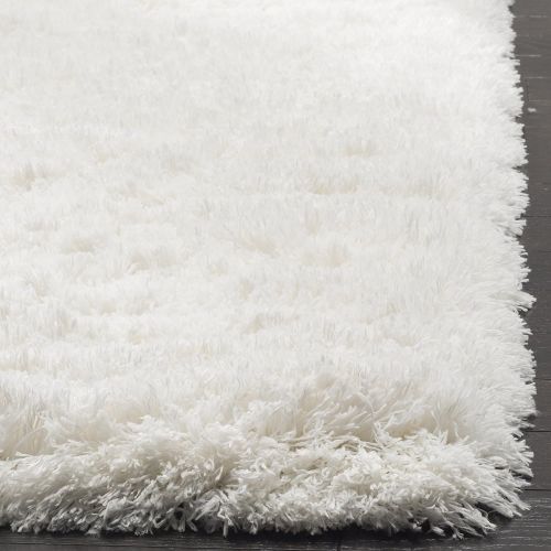  Safavieh Polar Shag Collection PSG800A Light Beige Area Rug, 51 x 76