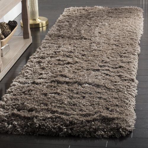  Safavieh Polar Shag Collection PSG800A Light Beige Area Rug, 51 x 76