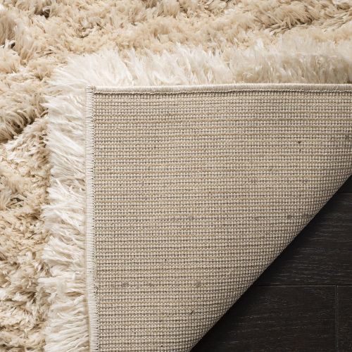  Safavieh Polar Shag Collection PSG800A Light Beige Area Rug, 51 x 76