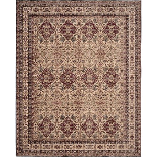  Safavieh LVK602A-5 Lavar Kerman Collection Area Rug, 51 x 76, Cream