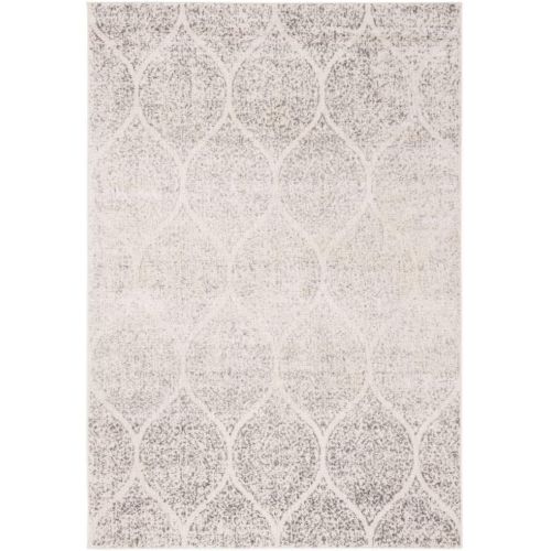  Safavieh Madison Collection MAD604G Navy and Silver Distressed Ogee Area Rug (4 x 6)