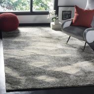 Safavieh Retro Collection RET2891-8012 Modern Abstract Grey and Ivory Area Rug (4 x 6)