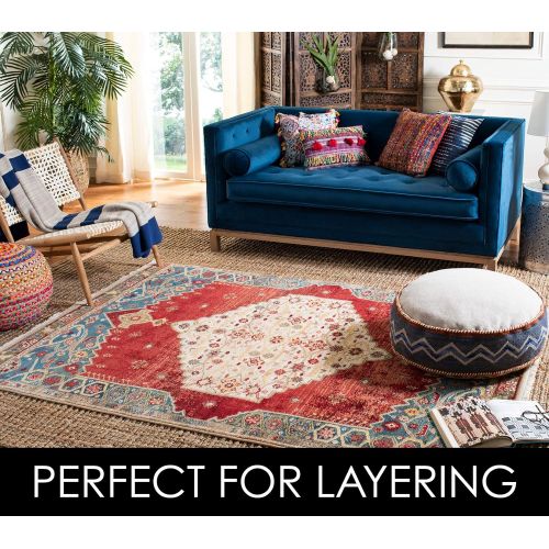  Safavieh Natural Fiber Collection NF447A Hand Woven Natural Jute Area Rug (9 x 12)