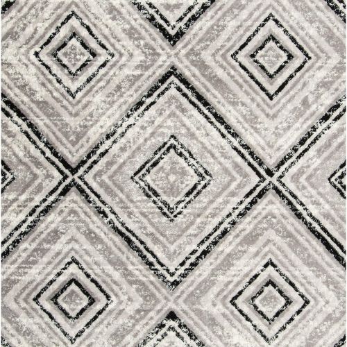  Safavieh SKY120J-6SQ Area Rug, 67, GreyBlack