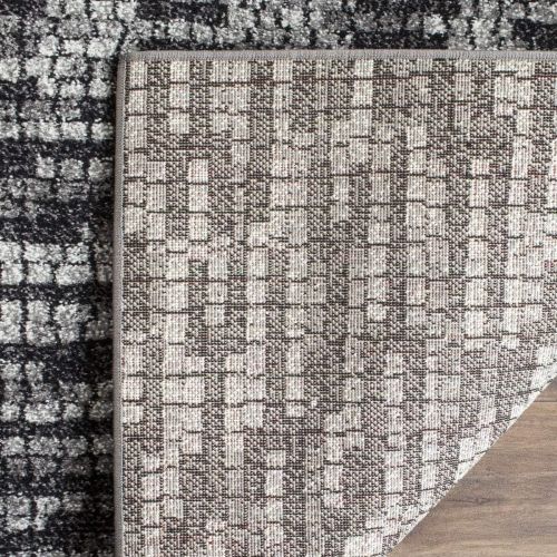  Safavieh PRL6941D-7SQ Area Rug, 67 Square, Light Grey