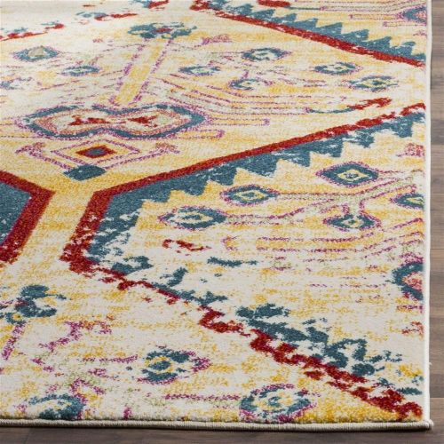  Safavieh WTC698G-6 Area Rug, 67 x 9, Light Yellow