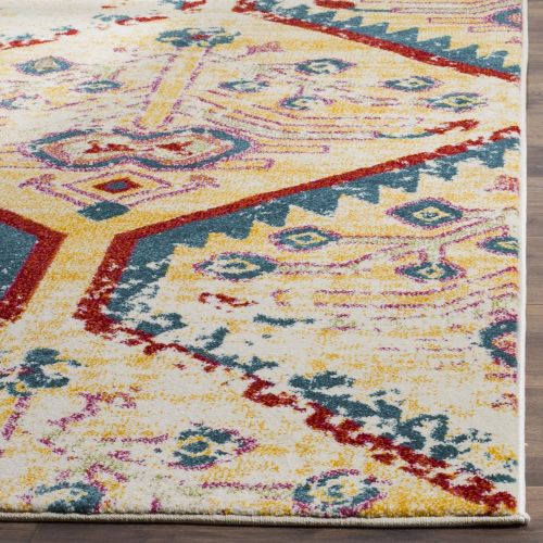  Safavieh WTC698G-6 Area Rug, 67 x 9, Light Yellow