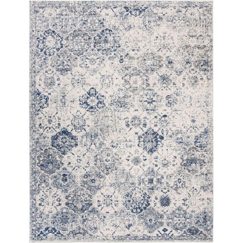  Safavieh Madison Collection MAD611B Cream and Multicolored Bohemian Chic Distressed Area Rug (51 x 76)