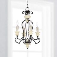 Safavieh Lighting Collection Wilber 13.5 Adjustable Chandelier, Black