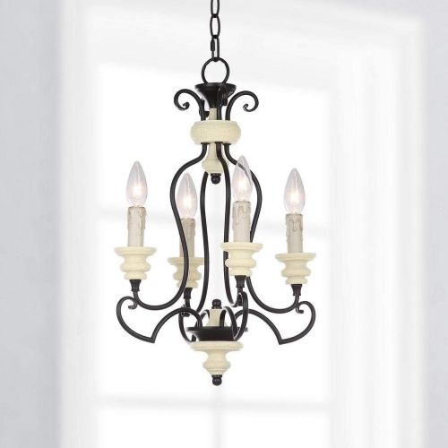  Safavieh Lighting Collection Wilber 13.5 Adjustable Chandelier, Black