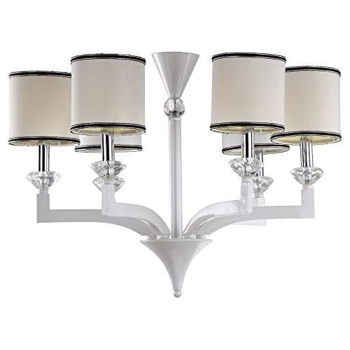  Safavieh Lighting Collection Erin Pearl White 92.5-inch Chandelier