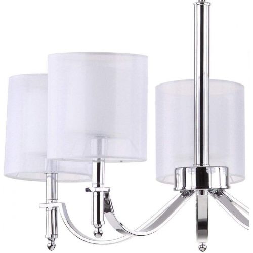  Safavieh Lighting Collection Mika Chrome 51.25-inch Chandelier