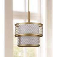 Safavieh Lighting Collection Evie Antique Gold 57-inch Pendant Light