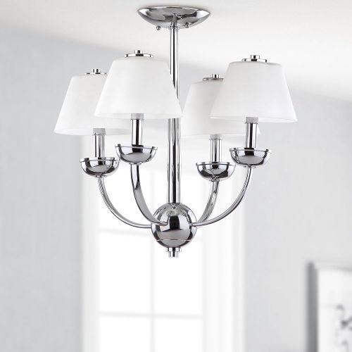  Safavieh Lighting Collection Yardley Chrome 18.9-inch Chandelier