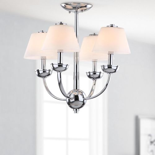  Safavieh Lighting Collection Yardley Chrome 18.9-inch Chandelier