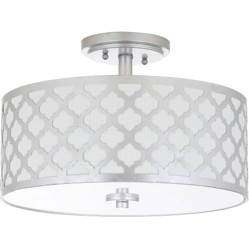  Safavieh Collection Kora Quatrefoil 3 15 Flush Mount Light, Gold