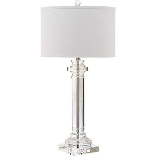  Safavieh Lighting Collection Nina Crystal Column 30-inch Table Lamp