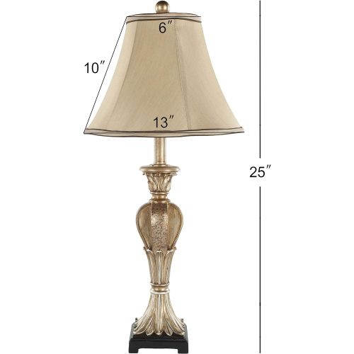  Safavieh Lighting Collection Patrizia Gold Urn 25-inch Table Lamp (Set of 2)