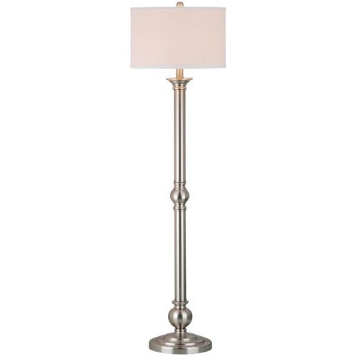  Safavieh Lighting Collection Theo Nickel 60-inch Floor Lamp