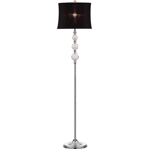  Safavieh Lighting Collection Venezia Clear 60.25-inch Floor Lamp