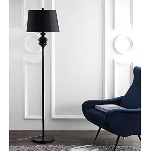  Safavieh Lighting Collection Torc 67.5 Floor Lamp, Black