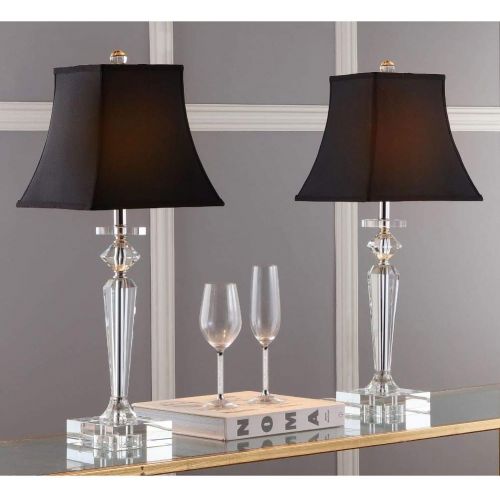  Safavieh Lighting Collection Harlow Crystal 25-inch Table Lamp (Set of 2)