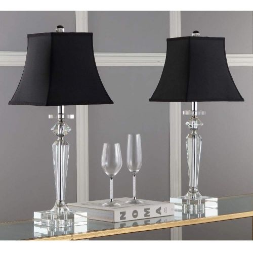  Safavieh Lighting Collection Harlow Crystal 25-inch Table Lamp (Set of 2)