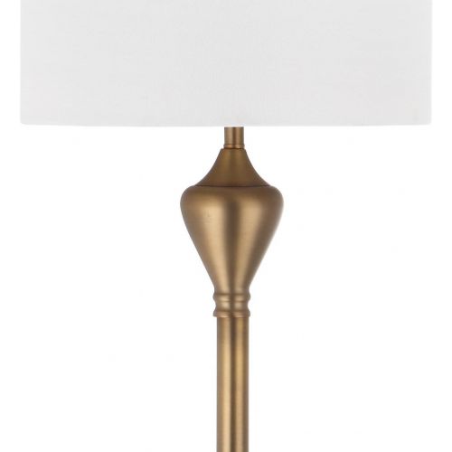  Safavieh Lighting Collection Xenia Gold 60.5-inch Floor Lamp