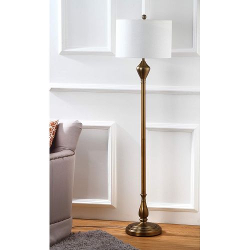  Safavieh Lighting Collection Xenia Gold 60.5-inch Floor Lamp