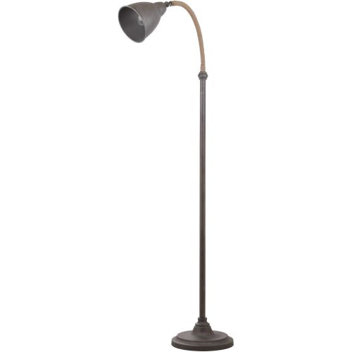  Safavieh FLL4011A Lighting Collection Naldo 60 Dark Grey Floor Lamp