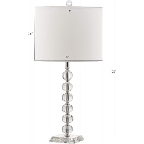  Safavieh Lighting Collection Victoria Crystal Ball 24-inch Table Lamp (Set of 2)