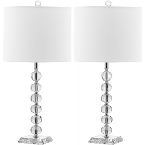  Safavieh Lighting Collection Victoria Crystal Ball 24-inch Table Lamp (Set of 2)