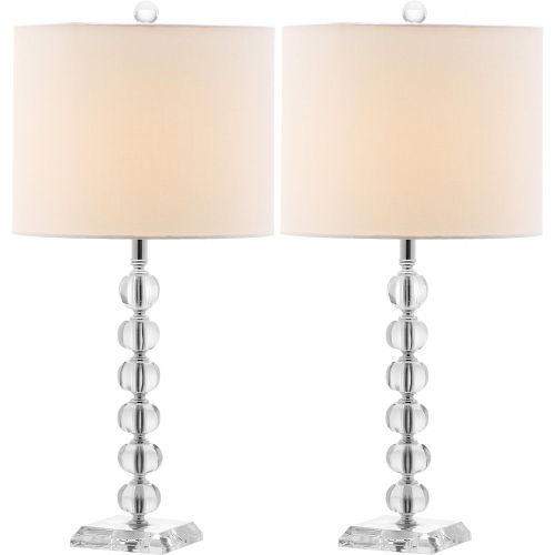  Safavieh Lighting Collection Victoria Crystal Ball 24-inch Table Lamp (Set of 2)