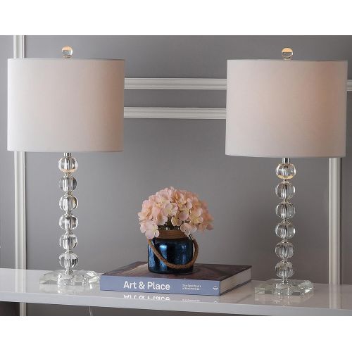  Safavieh Lighting Collection Victoria Crystal Ball 24-inch Table Lamp (Set of 2)