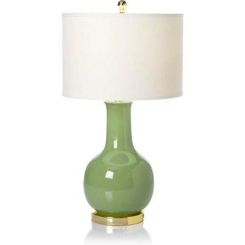  Safavieh Lighting Collection Paris Orange Ceramic 27.5-inch Table Lamp