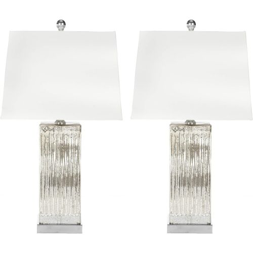  Safavieh Lighting Collection Rock Crystal 27-inch Table Lamp (Set of 2)